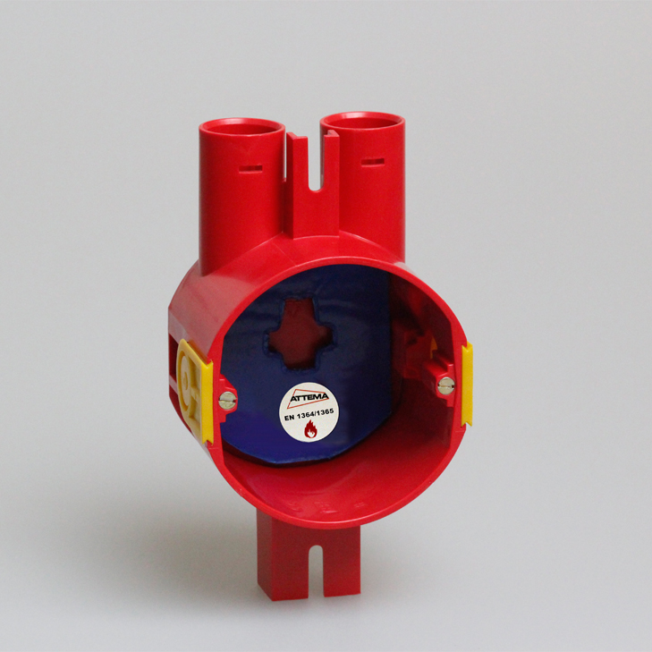 Miniatuur van ATTEMA Brandwerende hollewanddoos Ø16/19mm rood (AT1068)