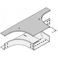 Miniatuur van Niedax kabelgoot RTADV deksel aftakstuk met draaisluiting staal 120mm (161572)