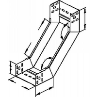 Miniatuur van Niedax kabelgoot RSD stijgstuk zonder deksel staal 60x300mm (161663)