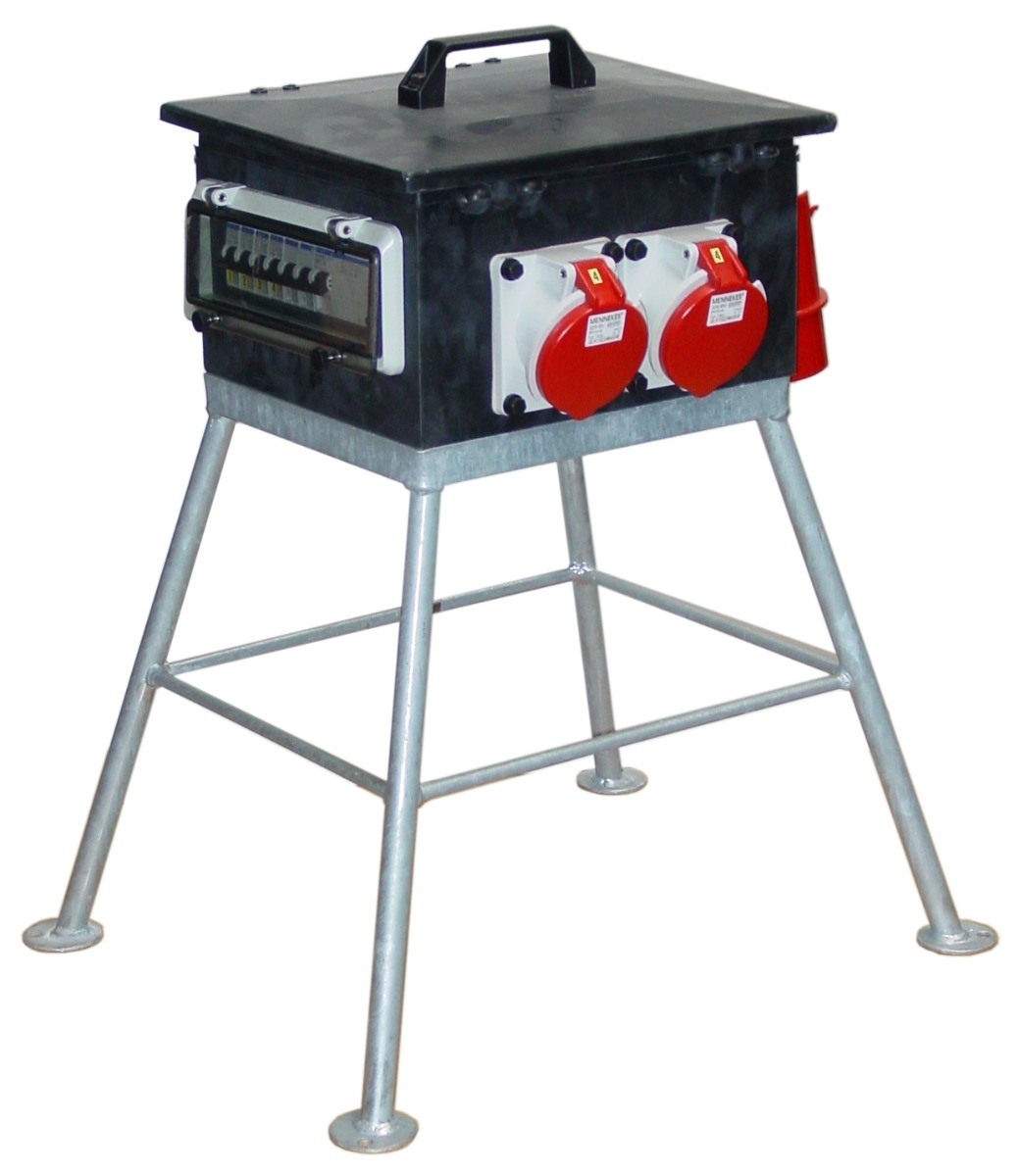 Miniatuur van Mennekes stroomverdeler 9-voudig 32A 400V IP44 (21.C32-020)