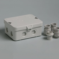 Miniatuur van ATTEMA kabeldoos 8-voudige invoer IP65 met met 3x M20 wartels - grijs (AT2290)