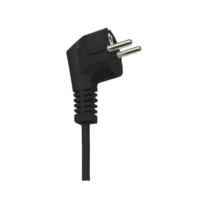 Miniatuur van netsnoer met schuko stekker 3x1.5mm2 2 meter zwart (517400037)