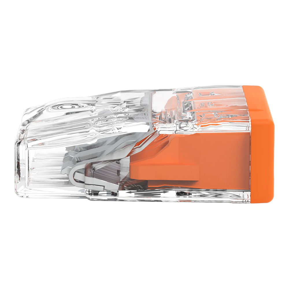 Miniatuur van Wago lasklem 3-voudig 0,5-2,5mm2 oranje per 100 stuks (2273-203)