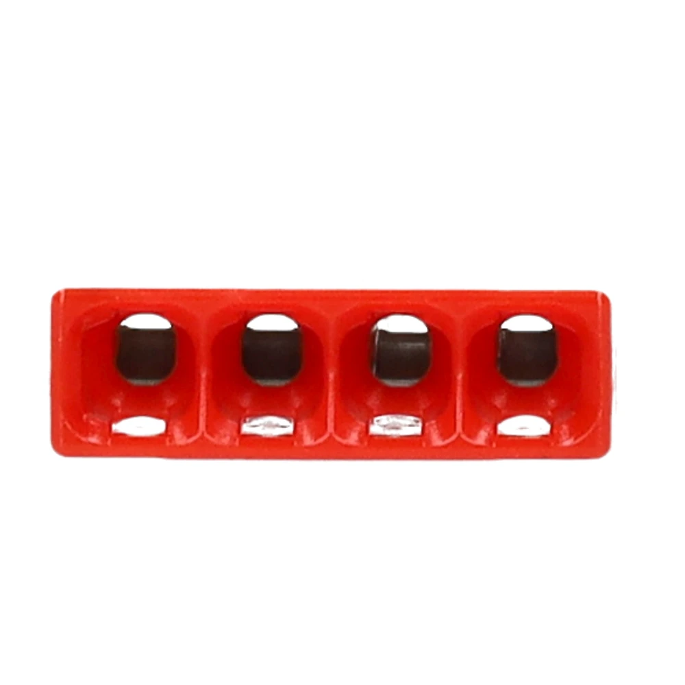 Miniatuur van Wago lasklem 4-voudig 0,5-2,5mm2 rood per 100 stuks (2273-204)
