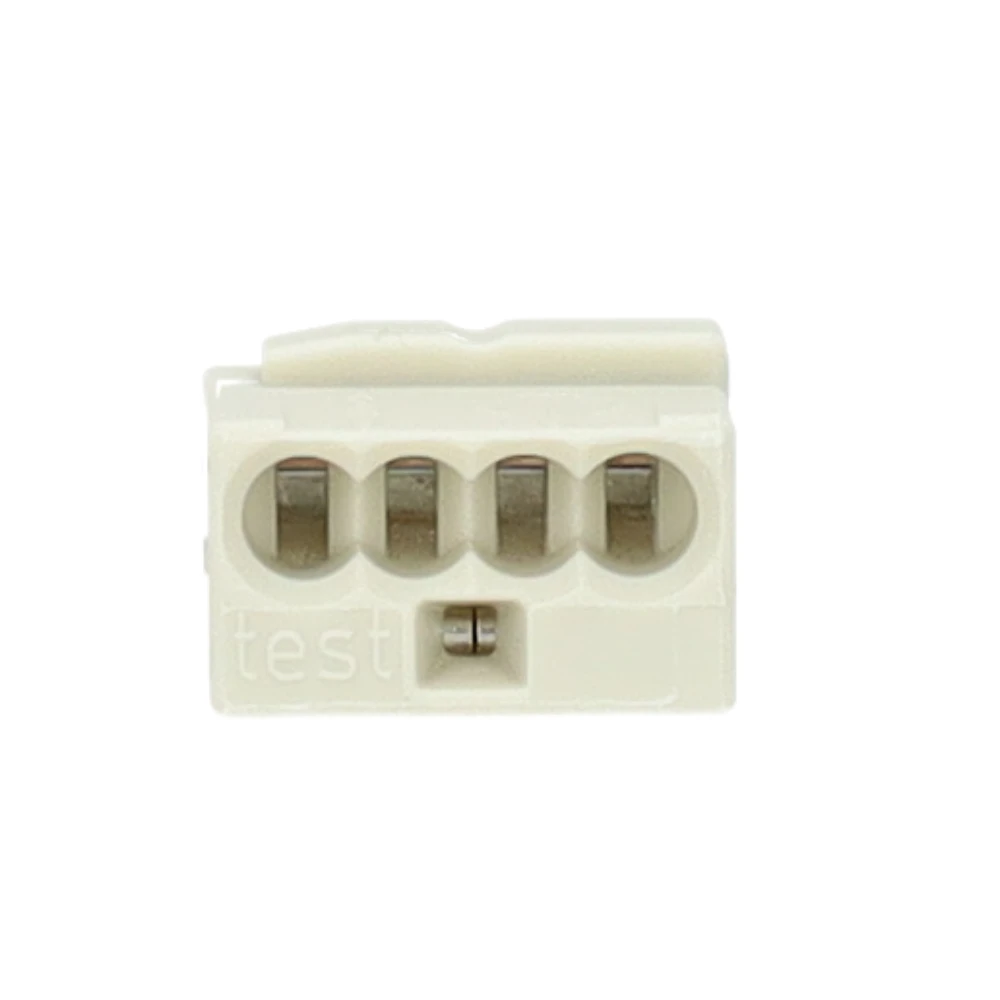 Miniatuur van Wago micro lasklem 4-voudig 0,6-0,8mm² lichtgrijs per 100 stuks (243-304)