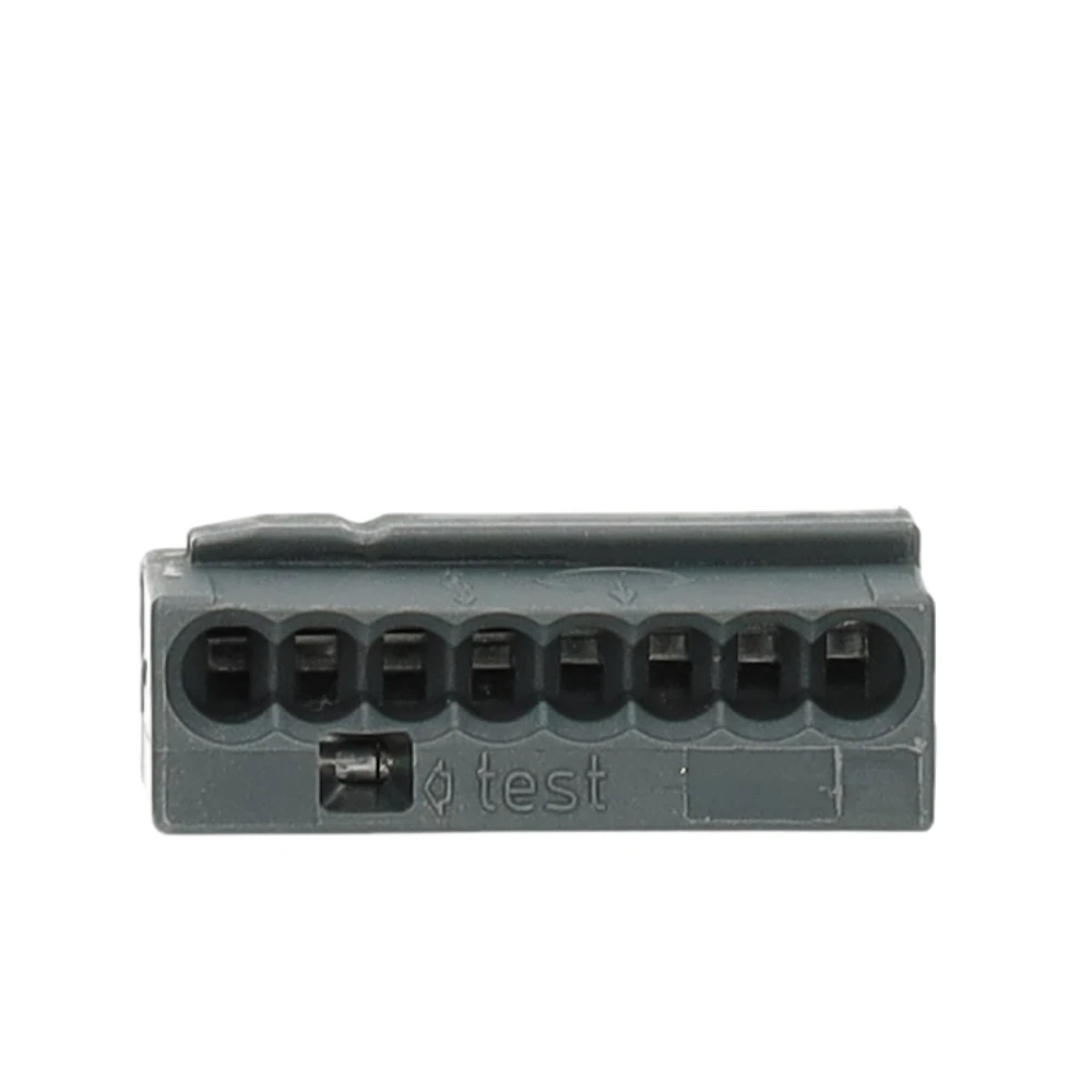 Miniatuur van Wago micro lasklem 8-voudig 0,6-0,8mm² donkergrijs per 50 stuks (243-208)