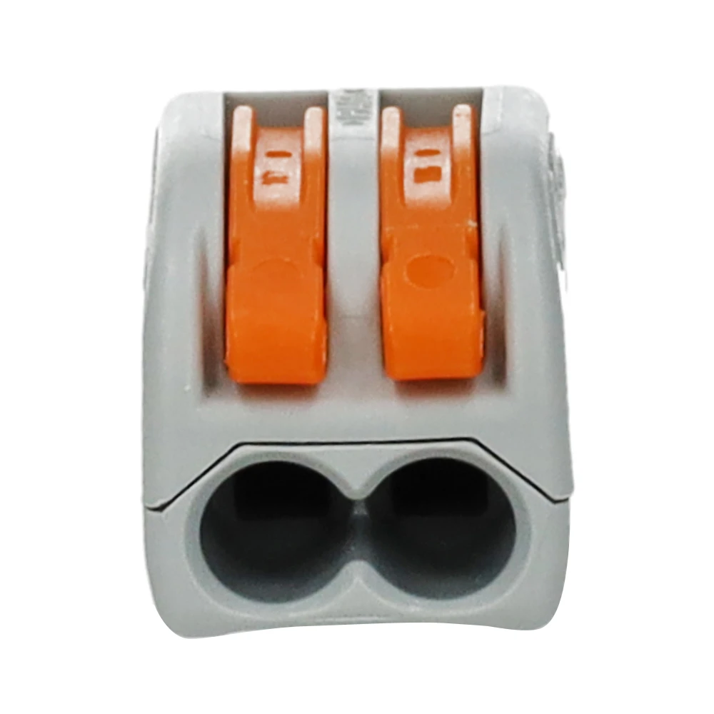 Miniatuur van Wago lasklem 2-voudig 2,5mm2 met hendels per 50 stuks (222-412)