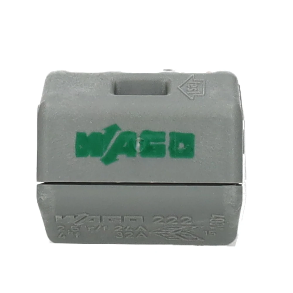 Miniatuur van Wago lasklem 3-voudig 2,5mm2 met hendels per 50 stuks (222-413)