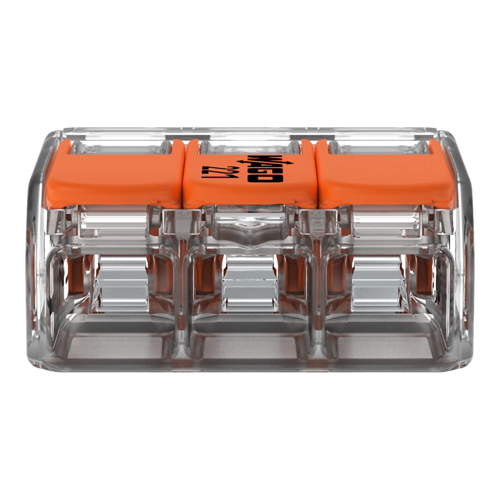 Miniatuur van Wago lasklem 3-voudig 4mm2 per 50 stuks (221-413)