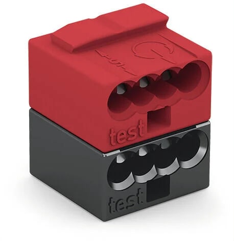 Miniatuur van Wago eib-busklem 2x4-polig 0,6-0,8 mm per 50 stuks (243-211)