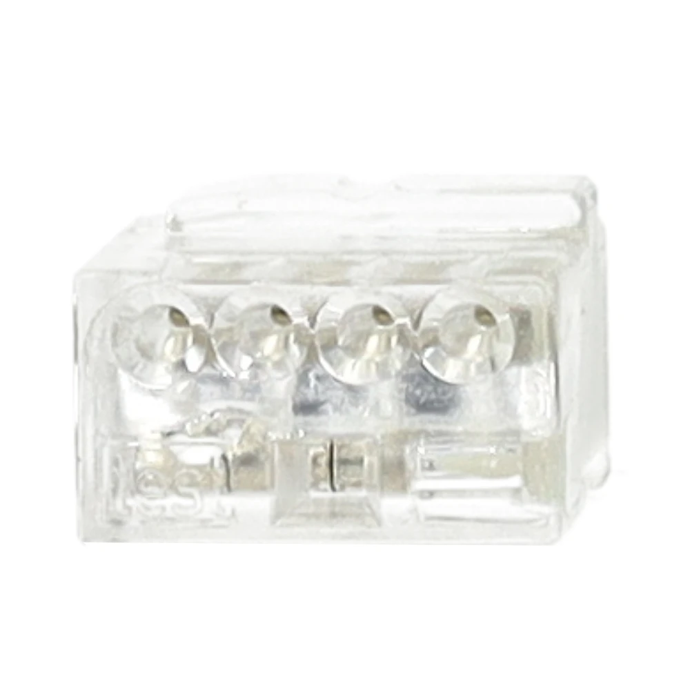 Miniatuur van Wago micro lasklem 4-voudig 0,4-0,5mm2 per 100 stuks (243-144)