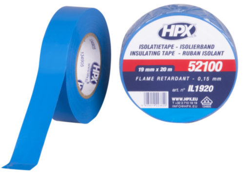 Miniatuur van HPX isolatietape VDE PVC 19mmx20m Blauw (IL1920)