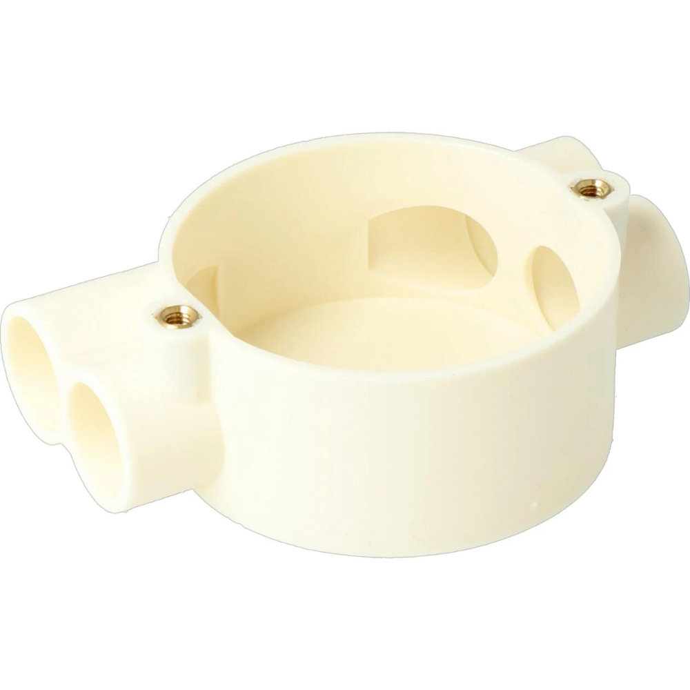 Miniatuur van ATTEMA Lasdoos rond Ø 62mm 4x 16mm wit (AT2211)