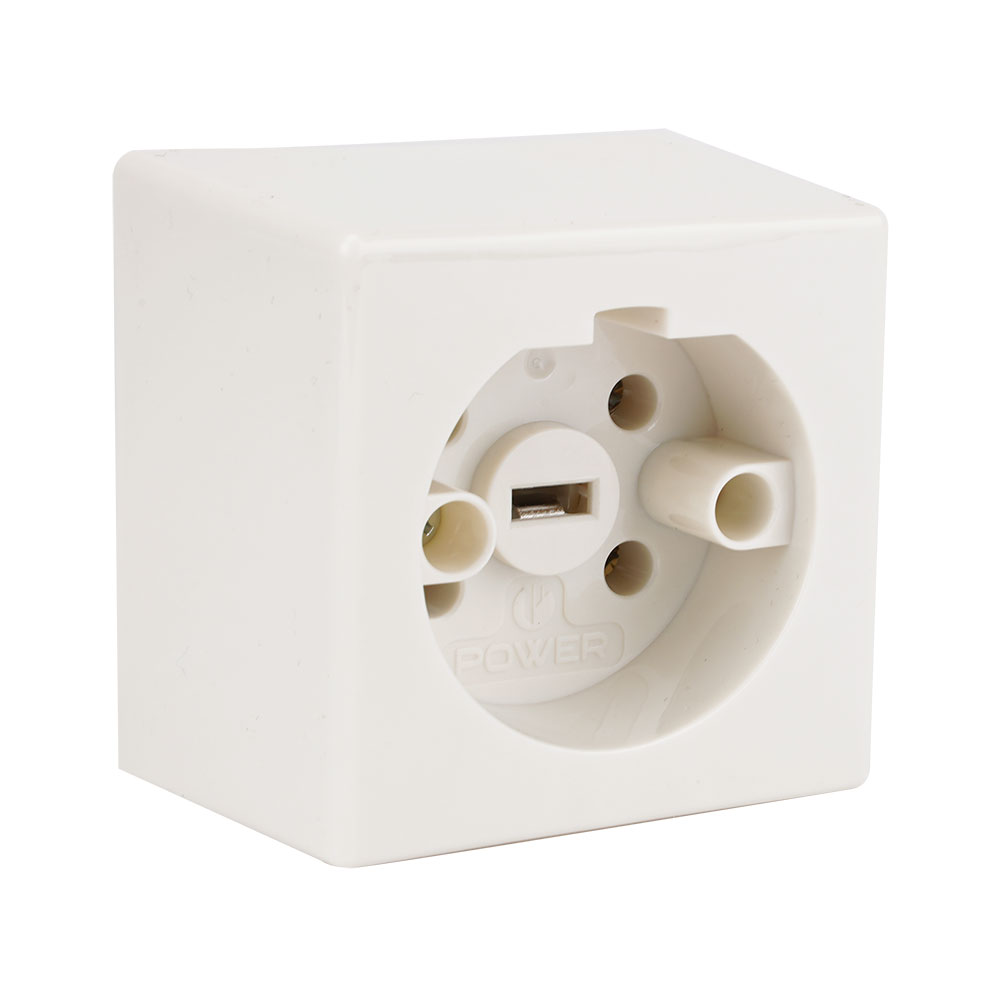 Miniatuur van Perilex stopcontact opbouw 16A wit