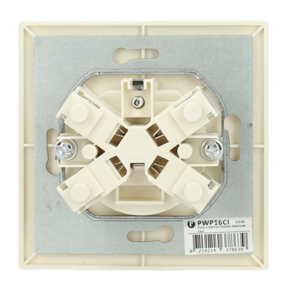 Miniatuur van Power Perilex stopcontact inbouw 16A crème
