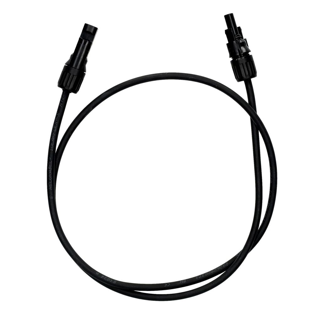 Miniatuur van Solar kabel 6mm² zwart 1 meter met MC4 connectoren