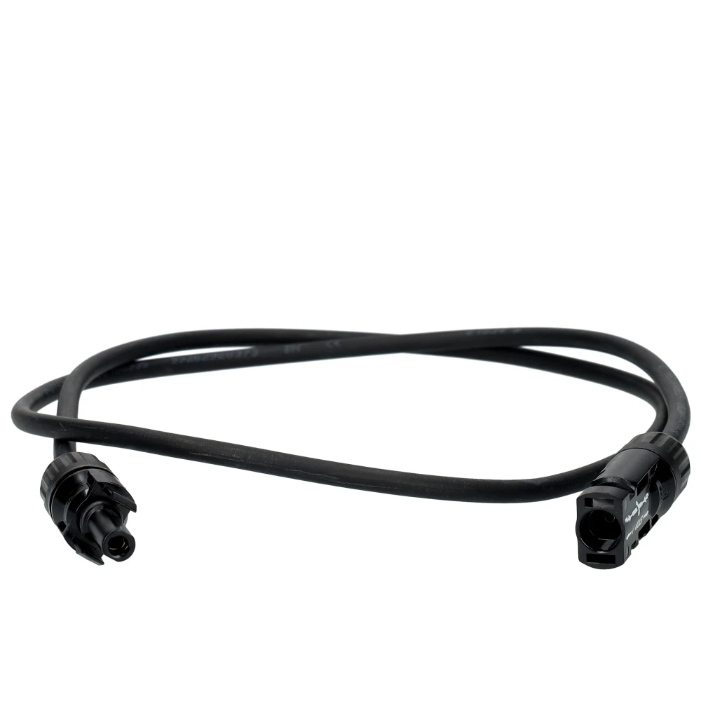 Miniatuur van Solar kabel 6mm² zwart 1 meter met MC4 connectoren