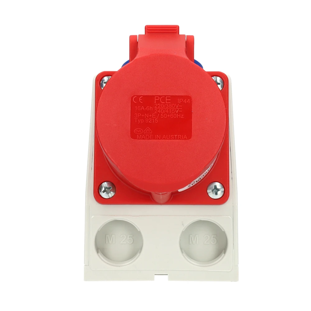 Miniatuur van Kopp CEE-Combi-wanddoos 5-polig 400V 6h 16A IP44 (100400005)