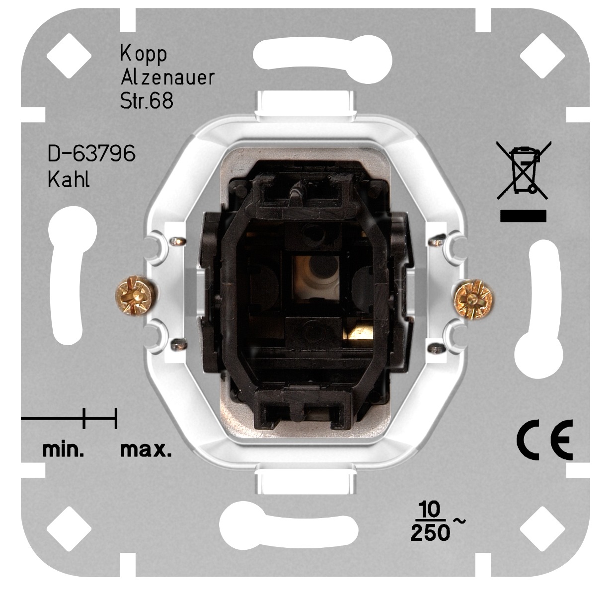 Miniatuur van Kopp sokkel impulsschakelaar (NO) (504300008)
