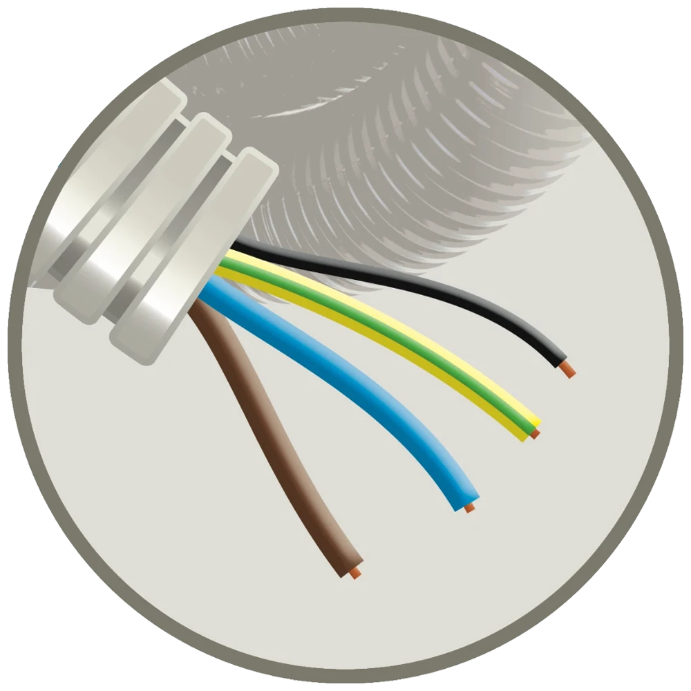 Miniatuur van Snelflex flexibele buis VD draad 3x2.5 en 1x1.5mm - 16mm per rol 100 meter (SF3G25/15Z)