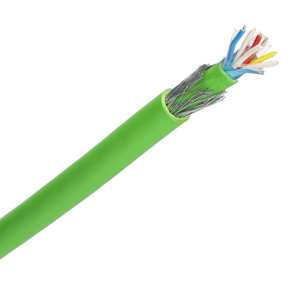 Miniatuur van Dynamic signaalgrondkabel VO-JY(st)Y 3x2x0.8mm² Dca-s2,d0,a3 groen per meter
