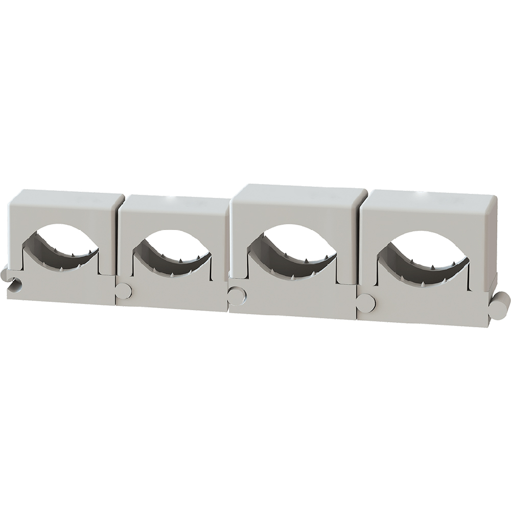 Miniatuur van JSL zadel gesloten 18-30mm onbehandeld kunststof grijs - per 50 stuks (152100054)
