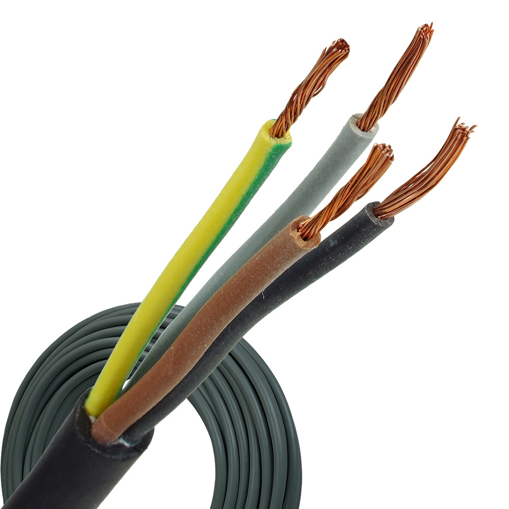 Miniatuur van Neopreen kabel H05RR-F 4x0.75 per rol 100 meter