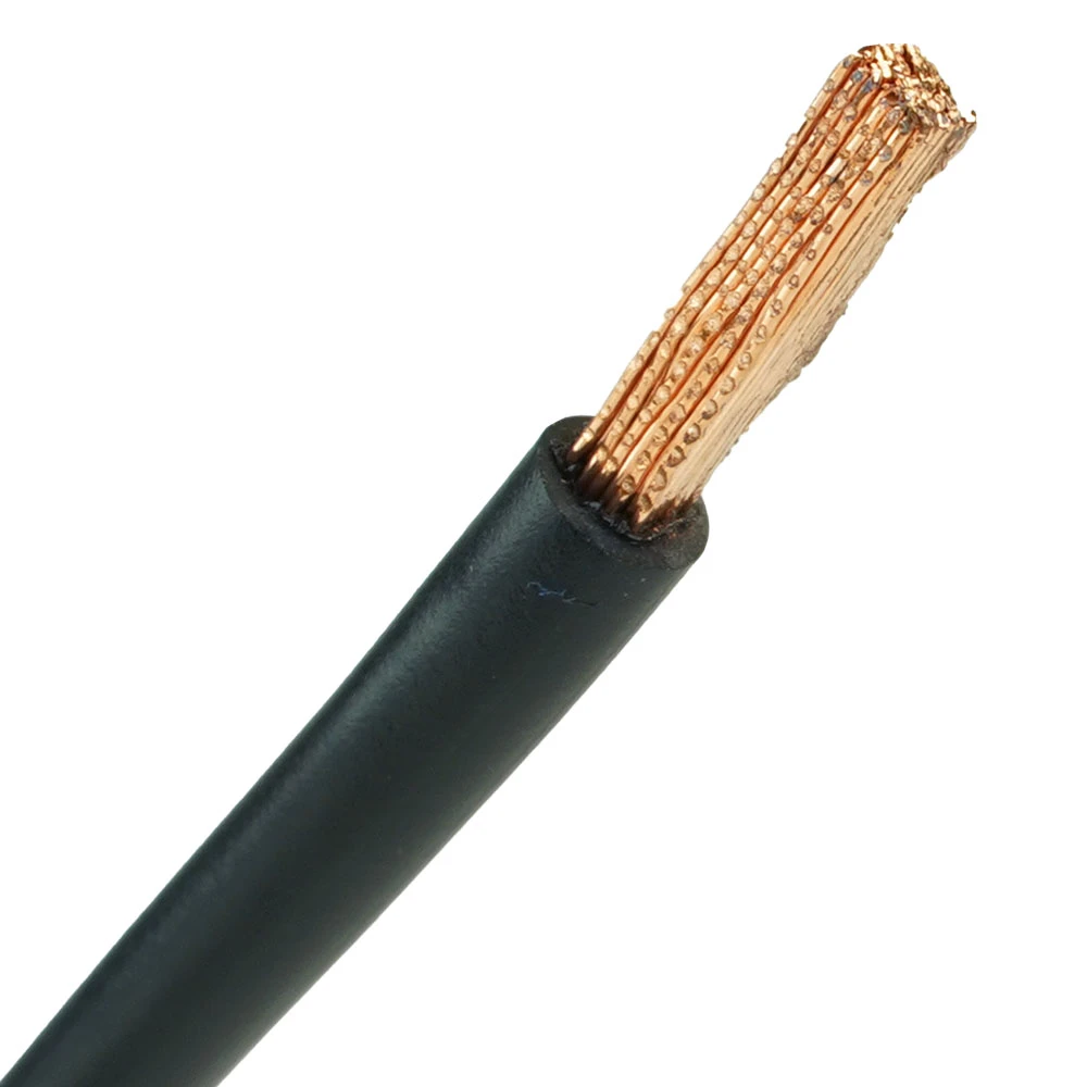 Miniatuur van Aansluitdraad twin 4mm2 zwart 120/480 mm soepele kern en geperste uiteinden