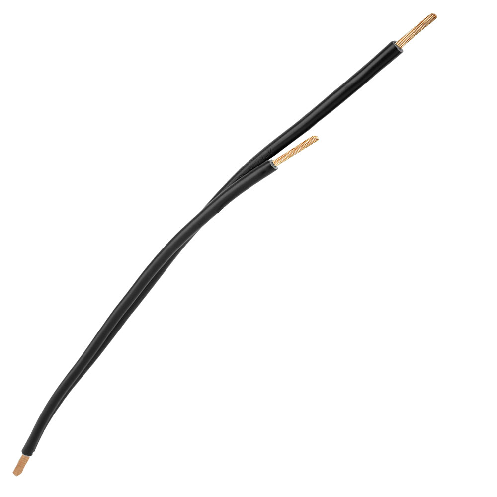 Miniatuur van Aansluitdraad twin 4mm2 zwart 120/480 mm soepele kern en geperste uiteinden