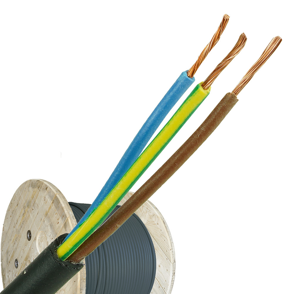 Miniatuur van Neopreen kabel H05RR-F 3x0.75 per haspel 500 meter