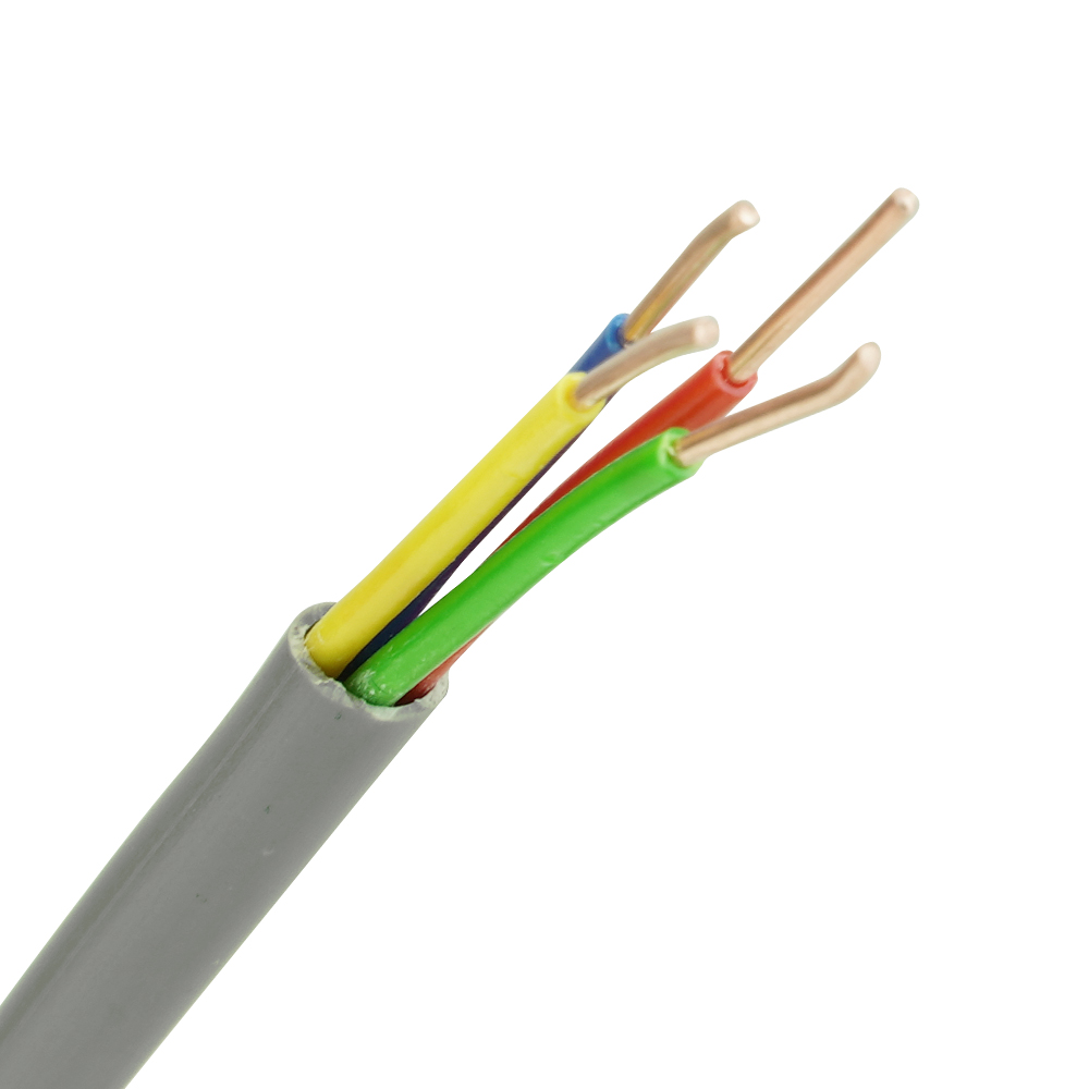 Miniatuur van Dynamic thermostaatkabel YR 4x0.8mm² grijs per meter