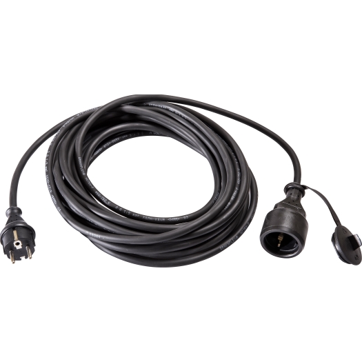 Miniatuur van Verlengkabel 10 meter H07RN-F 3x1.5 met Schuko en contrastekker