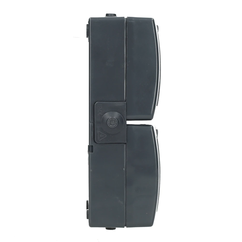 Miniatuur van Kopp NAUTIC stopcontact ip44 verticaal met randaarde 2-voudig opbouw antraciet