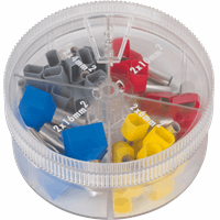 Miniatuur van Conex assortiment twin adereindhulzen - 45 stuks (CE520202)