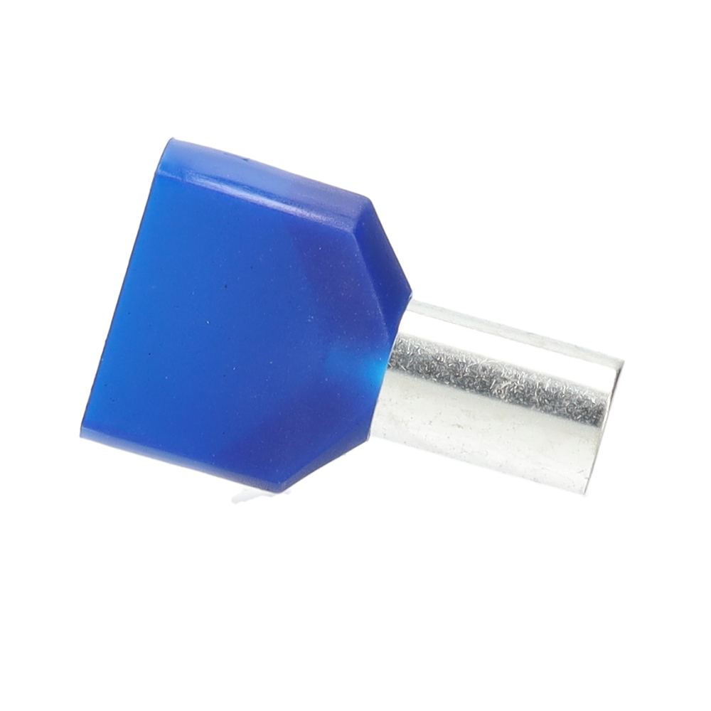 Miniatuur van SOLAR twin adereindhuls geïsoleerd 2x16mm2 hulslengte 14mm blauw - per 100 stuks (1505169)