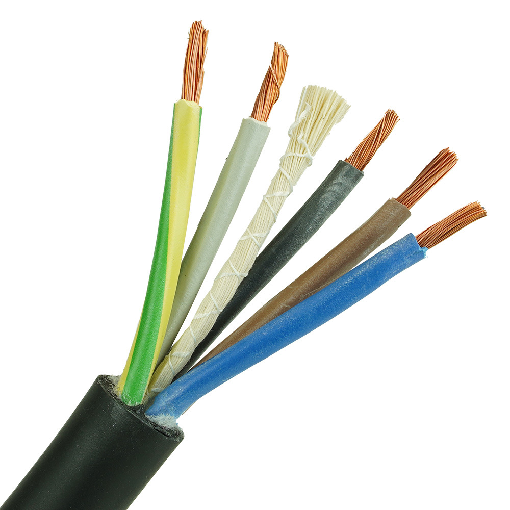 Miniatuur van neopreen kabel H07RNF 5x6 per rol 100 meter