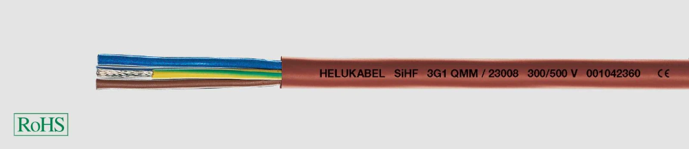 Miniatuur van Helukabel SIHF siliconenkabel 3x2.5mm2 per haspel 500 meter
