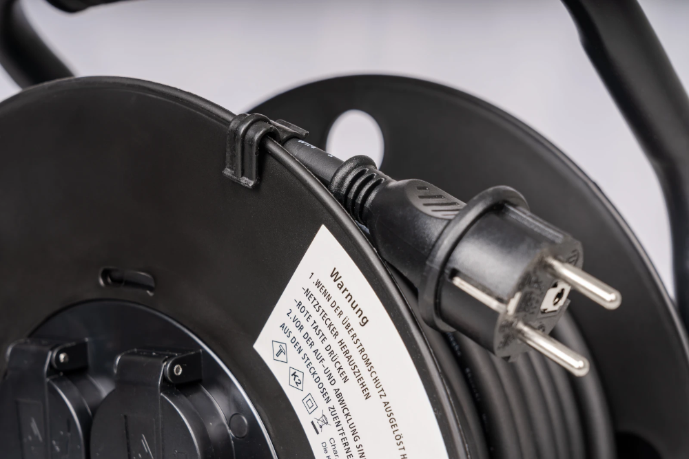 Miniatuur van Target kabelhaspel open 4-voudig met randaarde IP44 40 meter neopreen H07RN-F 3x1.5mm2 (90300)