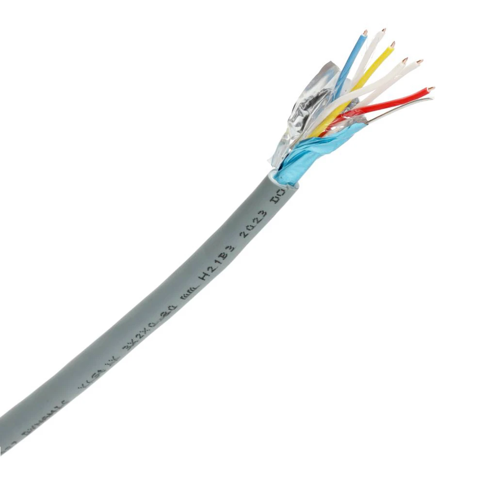 Miniatuur van Dynamic signaalkabel afgeschermd Y(st)Y 3x2x0.8mm² Dca-s2,d0,a3 grijs per meter