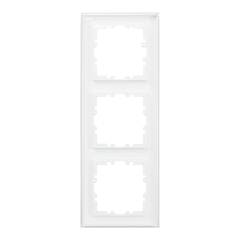 Miniatuur van EMhub Quadro55 (by Kopp) afdekraam 3-voudig - zuiver wit mat (4088050)