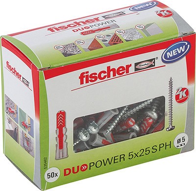 Miniatuur van Fischer DuoPower 5x25 - per 50 stuks (535462)
