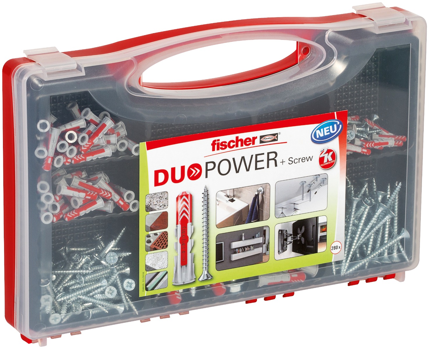 Miniatuur van Fischer Red-Box DuoPower pluggen met schroef (536091)