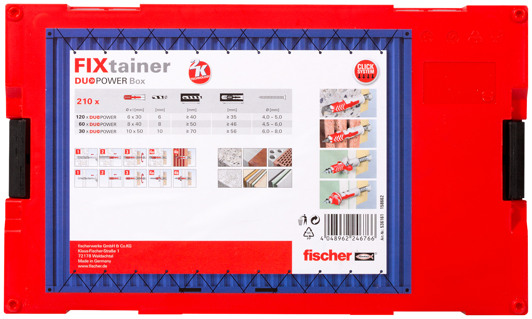 Miniatuur van Fischer FixTainer DuoPower pluggen (536161)