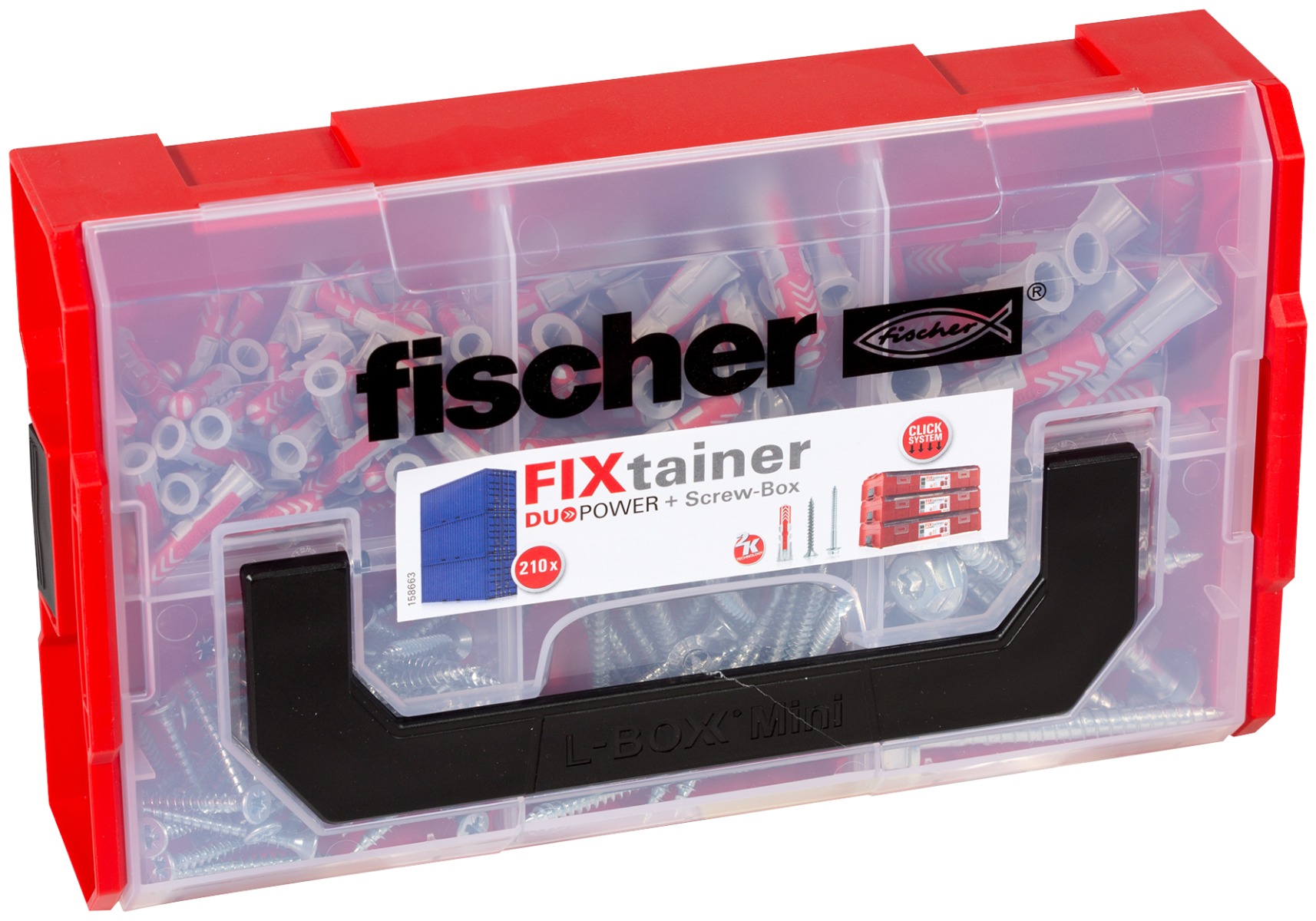 Miniatuur van Fischer FixTainer DuoPower pluggen met schroeven (536162)