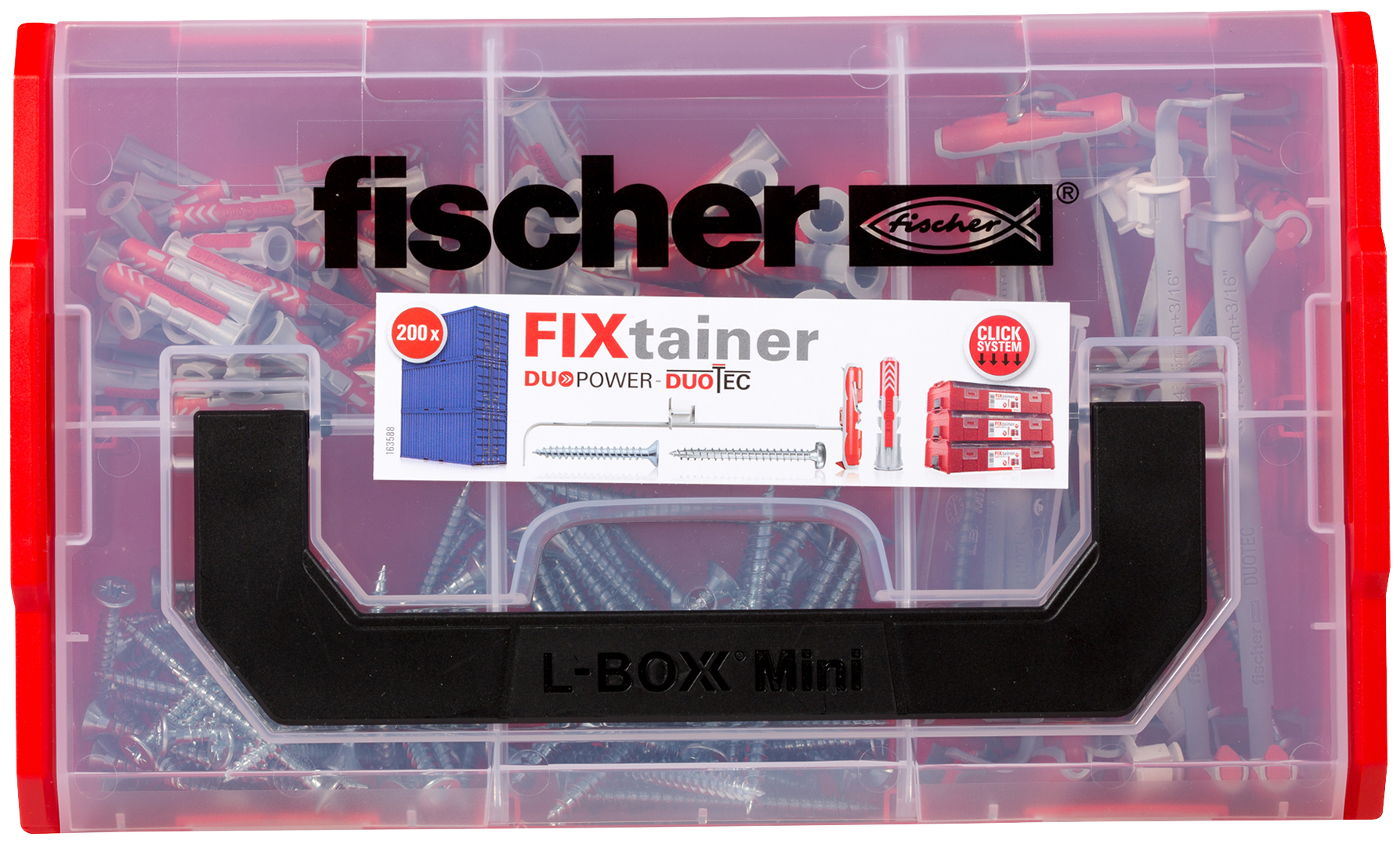 Miniatuur van Fischer FixTainer DuoPower/DuoTec pluggen met schroeven (541106)