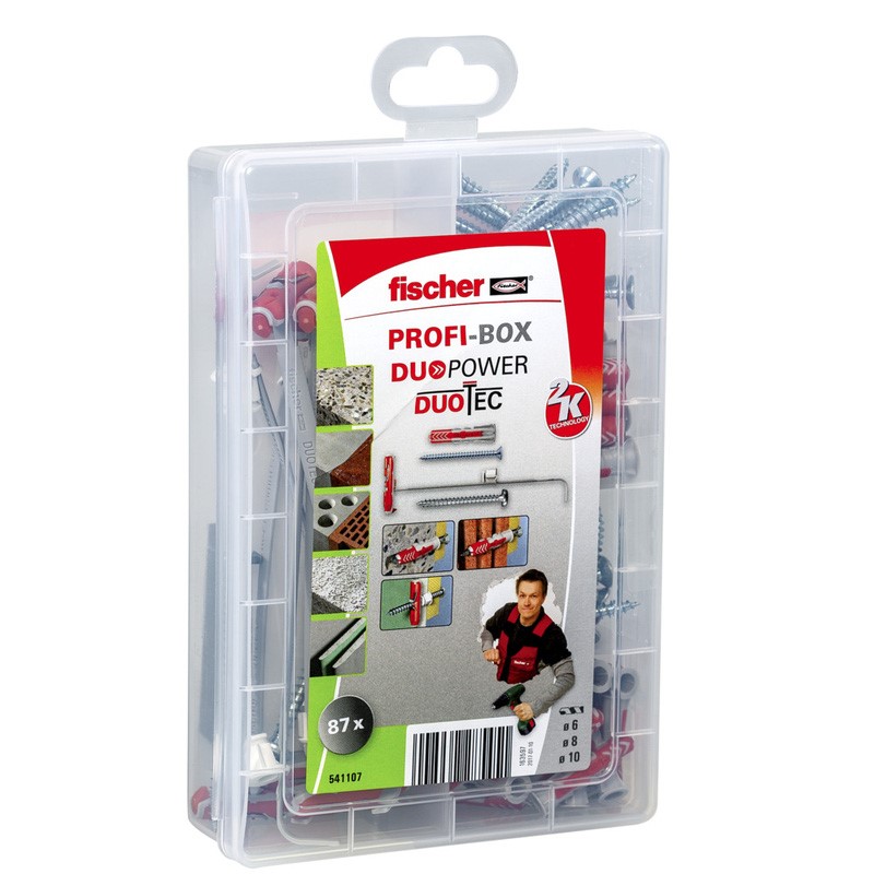 Miniatuur van Fischer Profi-Box DuoPower en DuoTec Hollewandplug pluggen (541107)