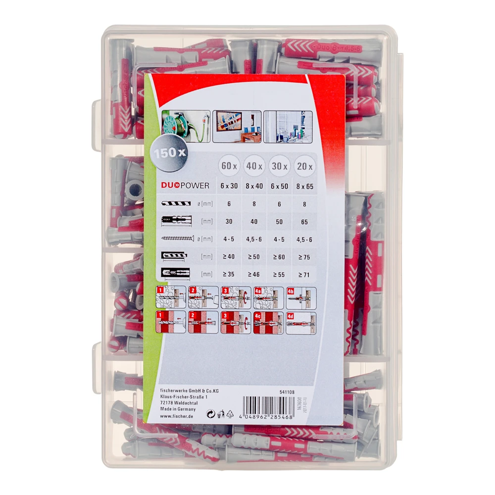 Miniatuur van Fischer Profi-Box DuoPower pluggen kort en lang (541108)