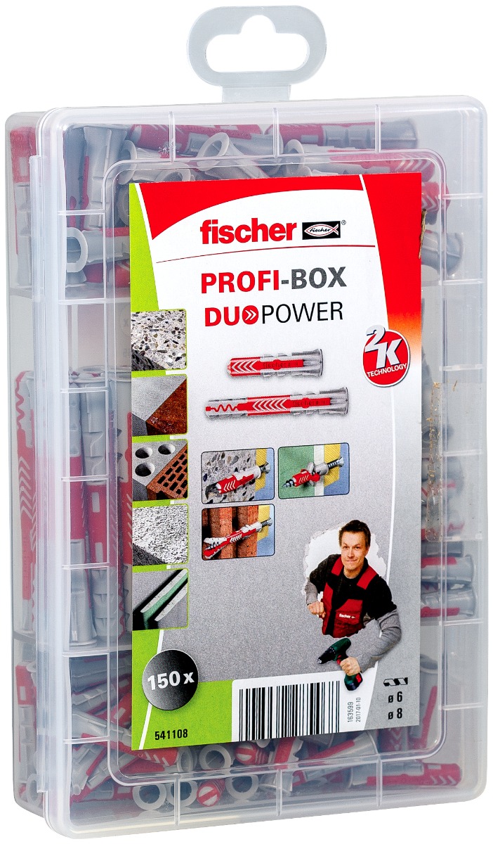 Miniatuur van Fischer Profi-Box DuoPower pluggen kort en lang (541108)
