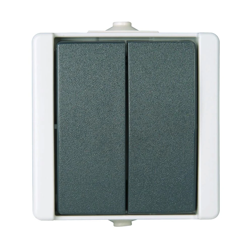 Miniatuur van EMhub Aquadro serieschakelaar 10A IP44 - grijs (4088111)