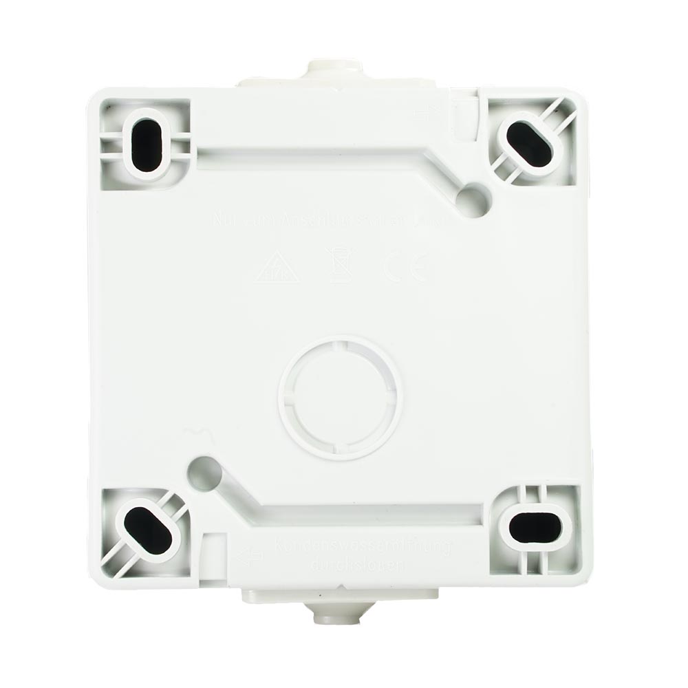 Miniatuur van EMhub Aquadro stopcontact 1-voudig met randaarde spatwaterdicht IP44 - grijs (4088113)
